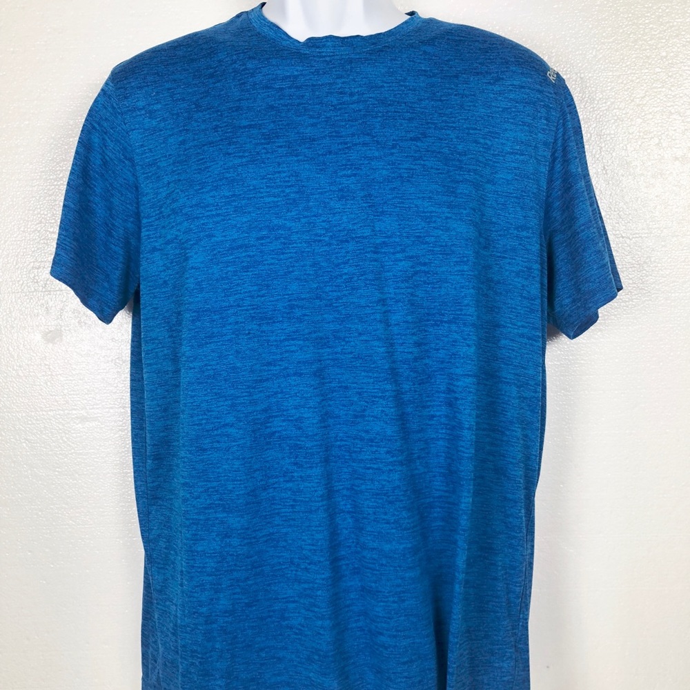 Mens Large Reebok Speedwick Blue Workout Gym Shirt
